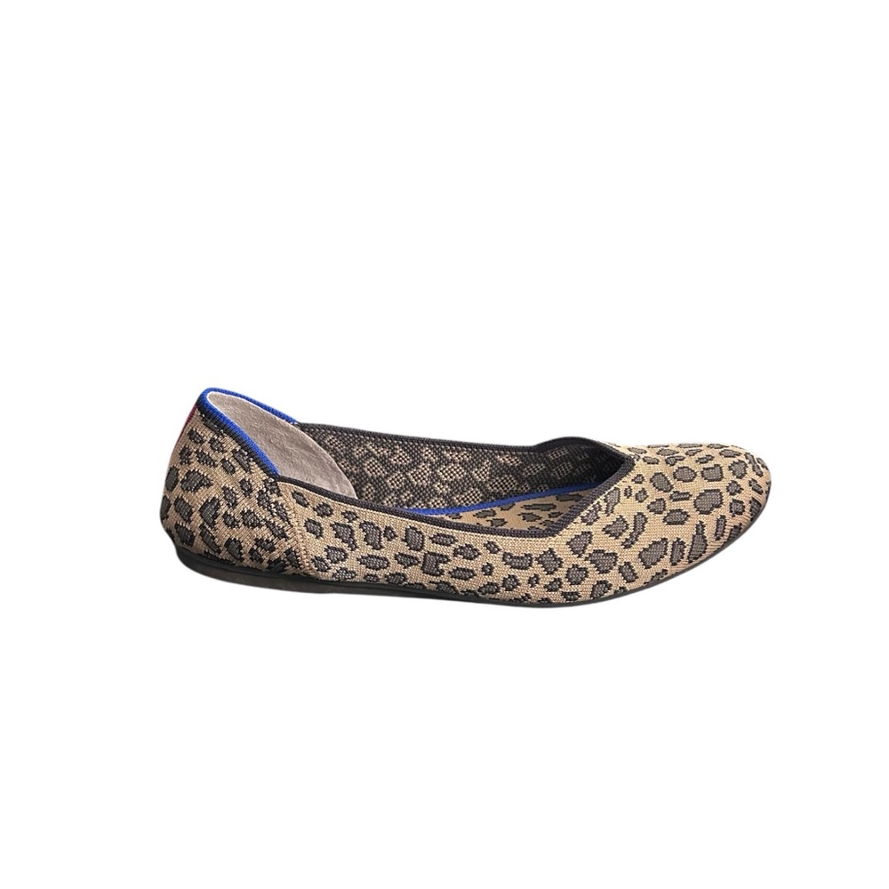 Rothy’s Leopard Print The Point Toe Flats Size 9 - Picture 11 of 12